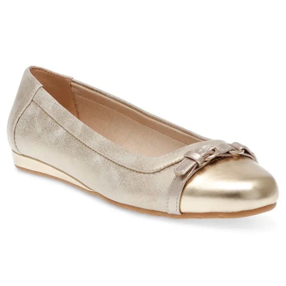 Anne Klein Women's Georgia Cap Toe Ballet Flats NWT